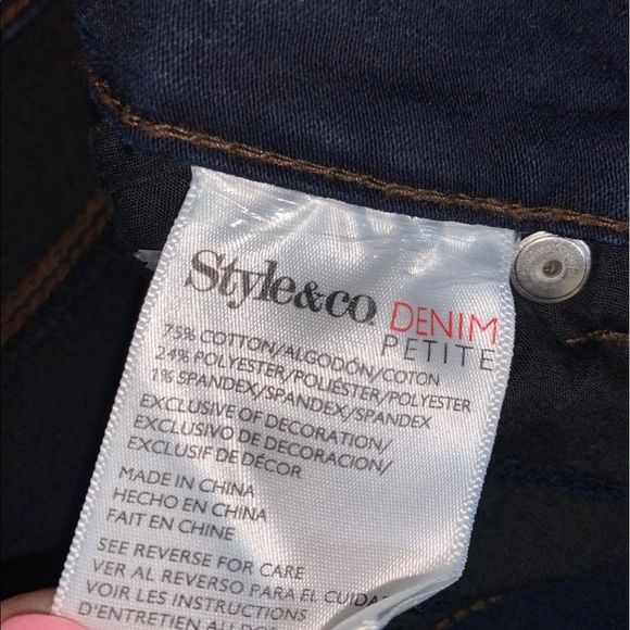 Style & Co Modern Boot Jeans Size 10P - Picture 3 of 5